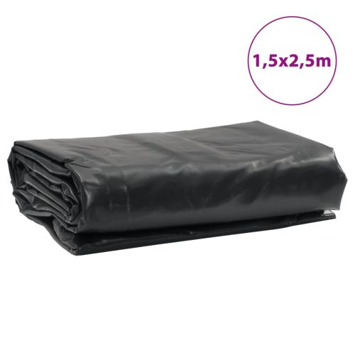 Брезент черен 1,5x2,5 м 650 г/м²