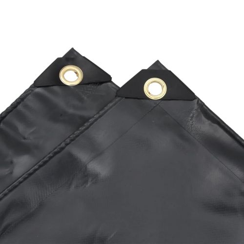 Брезент черен 5x8 м 650 г/м²