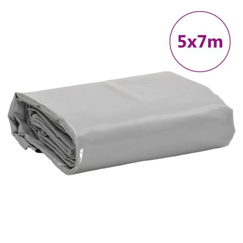 Брезент сив 5x7 м 650 г/м²
