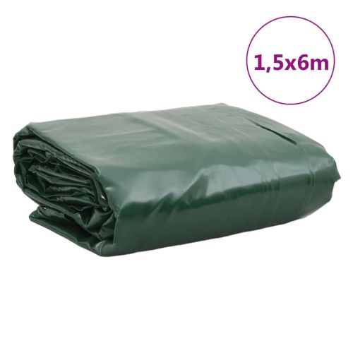 Брезент зелен 1,5x6 м 650 г/м²