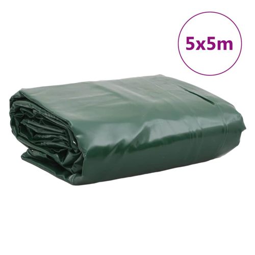 Брезент зелен 5x5 м 650 г/м²