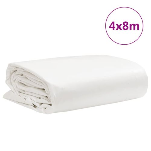 Брезент бял 4x8 м 650 г/м²