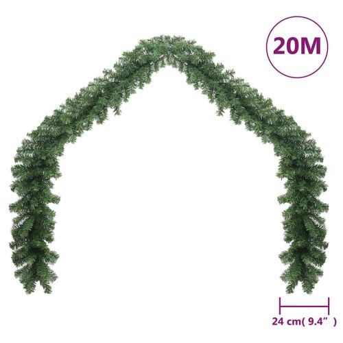 Коледен гирлянд с LED лампички, 20 м