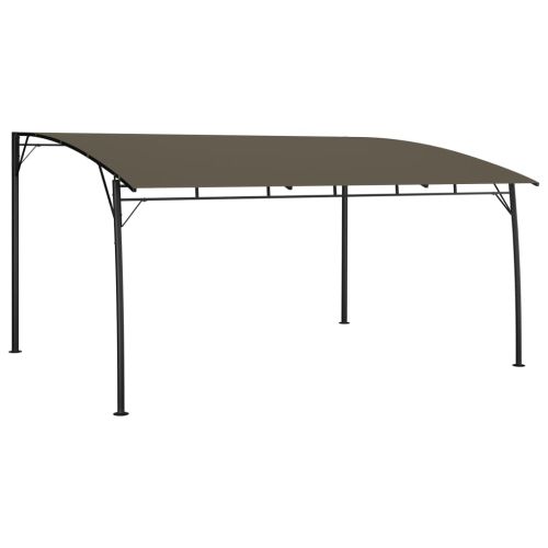 Градинска тента сенник, 4x3x2,55 м, таупе