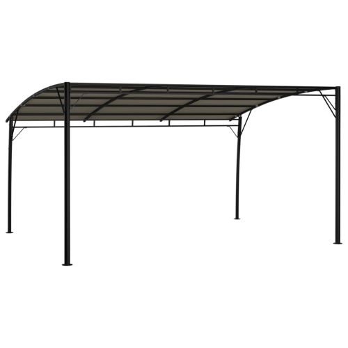 Градинска тента сенник, 4x3x2,55 м, таупе