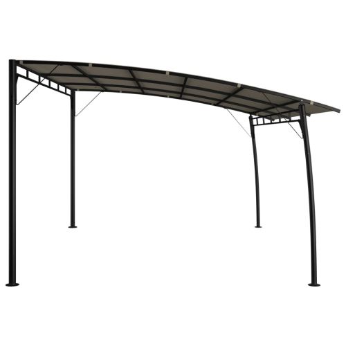 Градинска тента сенник, 4x3x2,55 м, таупе