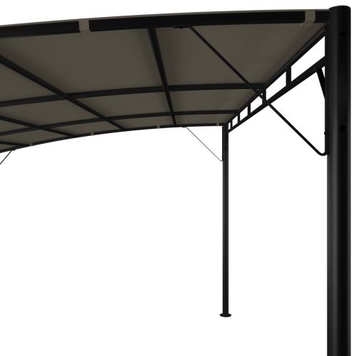 Градинска тента сенник, 4x3x2,55 м, таупе