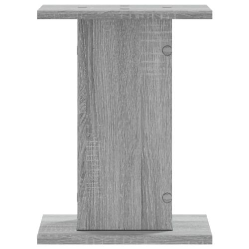 Стойки за растения 2 бр сив сонома 30x30x40 см инженерно дърво