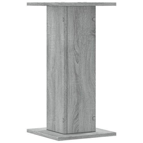 Стойки за растения 2 бр сив сонома 30x30x60 см инженерно дърво