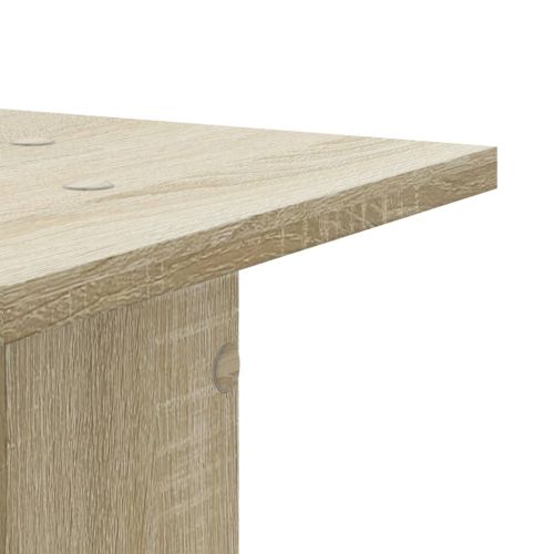 Стойки за растения 2 бр дъб сонома 30x30x80 см инженерно дърво