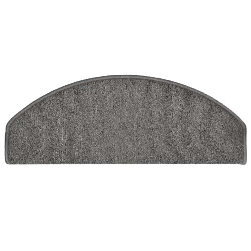 Изтривалки за стълби, 30 бр., 65x24x4 см, тъмносиви, полукръгли, големи