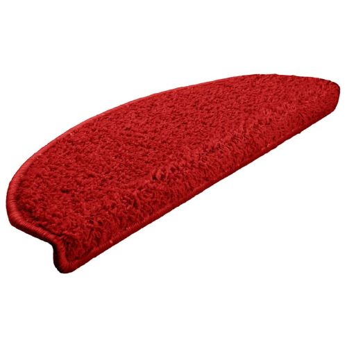 Изтривалки за стълби, 30 бр., 65x21x4 см, червени, полукръгли, големи