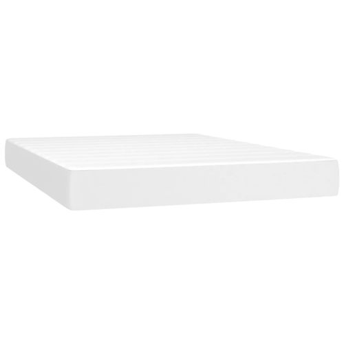 Матрак за легло с покет пружини средна твърдост бял 140x200x20 см плат