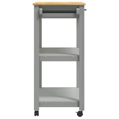 Кухненска количка "MONZA" 84x40x88,5 см борово дърво масив