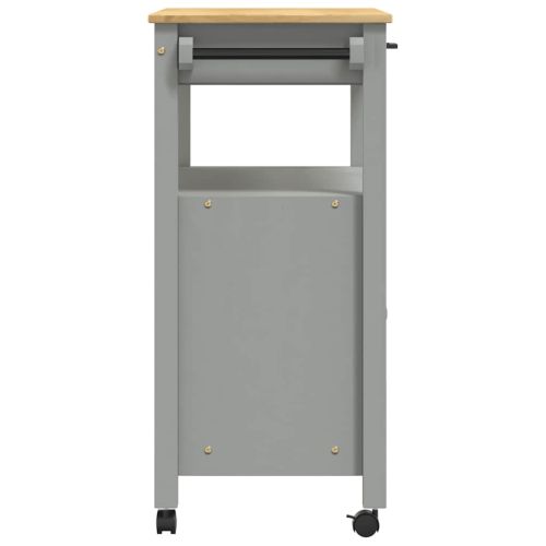 Кухненска количка "MONZA" 84x40x88,5 см борово дърво масив