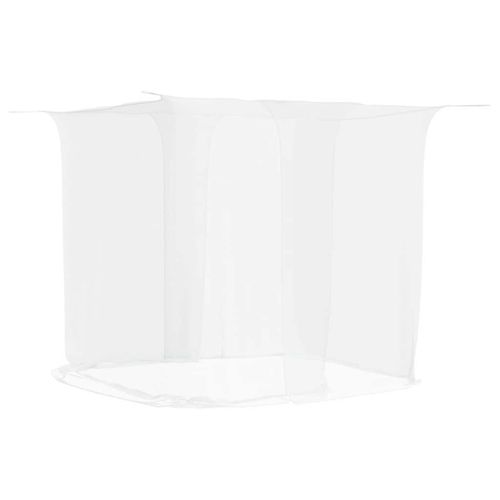 Висяща мрежа против комари 156 mesh бял 220x200x210 см