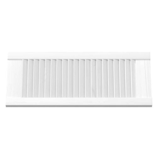 Врати за шкафове Louvred Design 2 бр. бели 69x29,5 cm