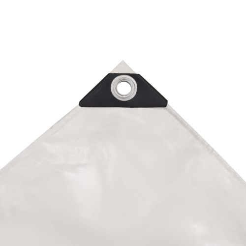 Брезентово платнище, 650 гр/м², 2x3 м, цвят бял