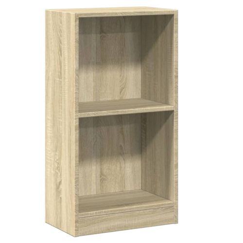 Етажерка за книги, дъб сонома, 40x24x75 см, инженерно дърво