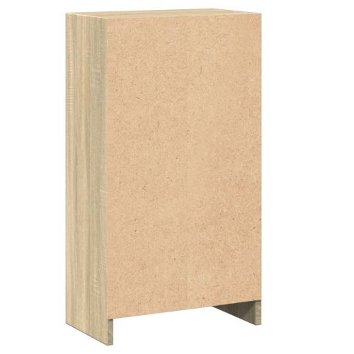 Етажерка за книги, дъб сонома, 40x24x75 см, инженерно дърво