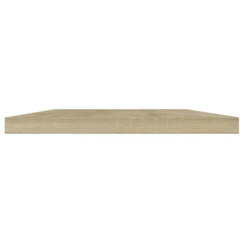 Рафтове, 4 бр, дъб сонома, 40x20x1,5 см, инженерно дърво
