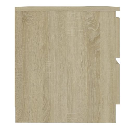 Нощни шкафчета 2 бр дъб сонома 50x39x43,5 см инженерно дърво
