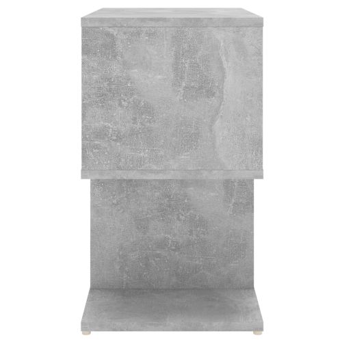 Нощни шкафчета 2 бр бетонно сиви 50x30x51,5 см инженерно дърво