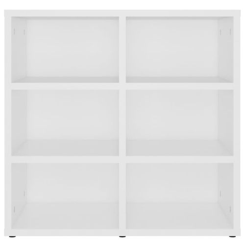Шкафове за обувки, 2 бр, бели, 52,5x30x50 см