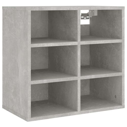 Шкафове за обувки, 2 бр, бетонно сиви, 52,5x30x50 см