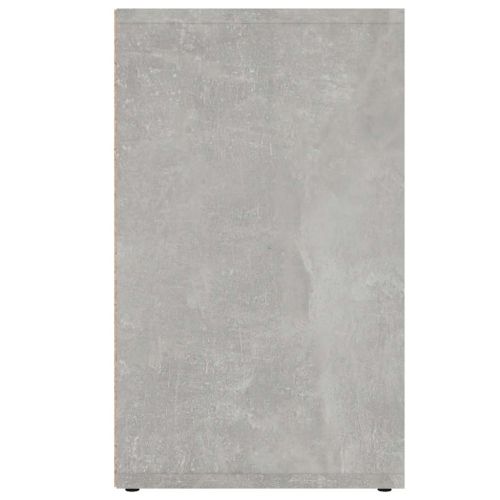 Шкафове за обувки, 2 бр, бетонно сиви, 52,5x30x50 см