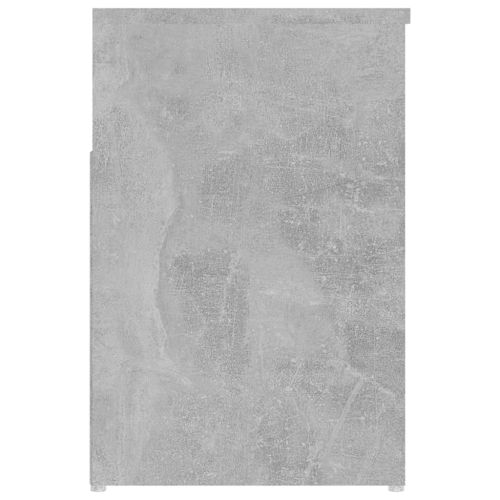 Пейка за обувки, бетонно сива, 80x30x45 см, инженерно дърво