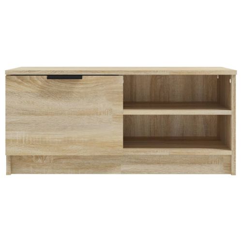 ТВ шкафове 2 бр дъб сонома 80x35x36,5 см инженерно дърво