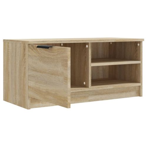 ТВ шкафове 2 бр дъб сонома 80x35x36,5 см инженерно дърво