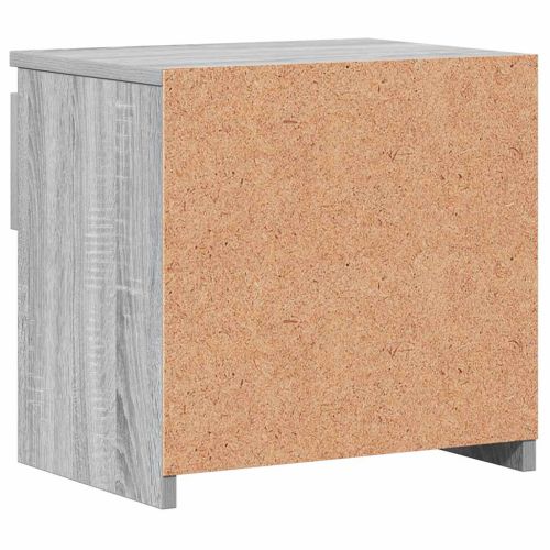 Нощни шкафчета, 2 бр, сив сонома, 40x30x39 см, инженерно дърво