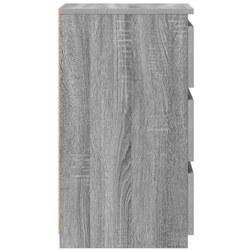 Нощни шкафчета 2 бр сив сонома 40x35x62,5 см инженерно дърво