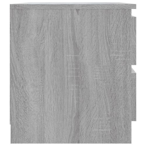 Нощни шкафчета 2 бр сив сонома 50x39x43,5 см инженерно дърво