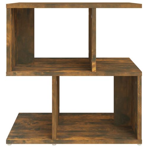 Нощни шкафчета 2 бр опушен дъб 50x30x51,5 см инженерно дърво