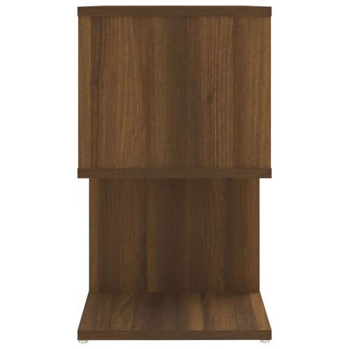 Нощни шкафчета, 2 бр, кафяв дъб, 50x30x51,5 см, инженерно дърво