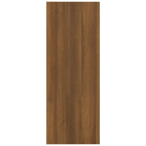 Конзолна маса, кафяв дъб, 105x30x80 см, инженерно дърво