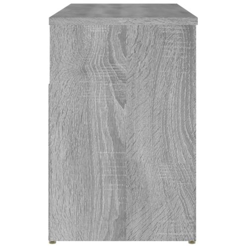 Шкаф за обувки, сив сонома, 80x30x45 см, инженерно дърво