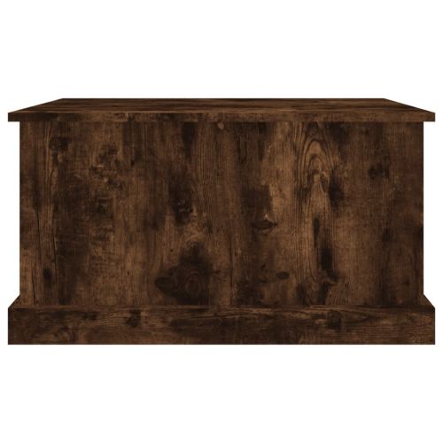 Кутия за съхранение, опушен дъб, 70x40x38 см, инженерно дърво
