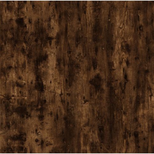 Маса за кафе опушен дъб 100x50x45 см инженерно дърво и желязо