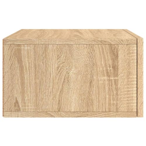 Нощно шкафче за стенен монтаж, сонома дъб, 35x35x20 см