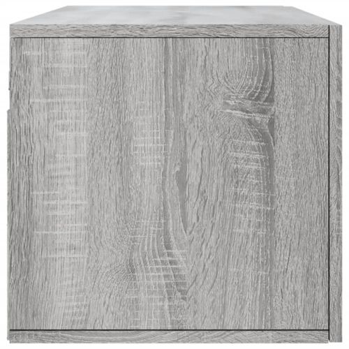 Стенен шкаф, сив сонома, 100x36,5x35 см, инженерно дърво