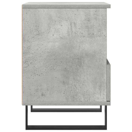 Нощно шкафче бетонно сиво 40x35x50 см инженерно дърво