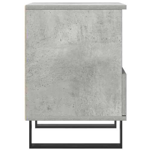 Нощни шкафчета 2 бр бетонно сив 40x35x50 см инженерна дървесина
