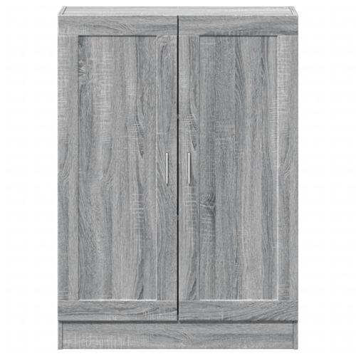 Шкаф за книги, сив сонома, 82,5x30,5x115 см, инженерно дърво