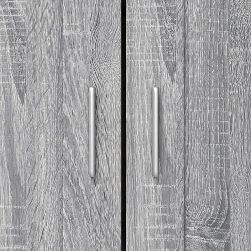Шкаф за книги, сив сонома, 82,5x30,5x115 см, инженерно дърво