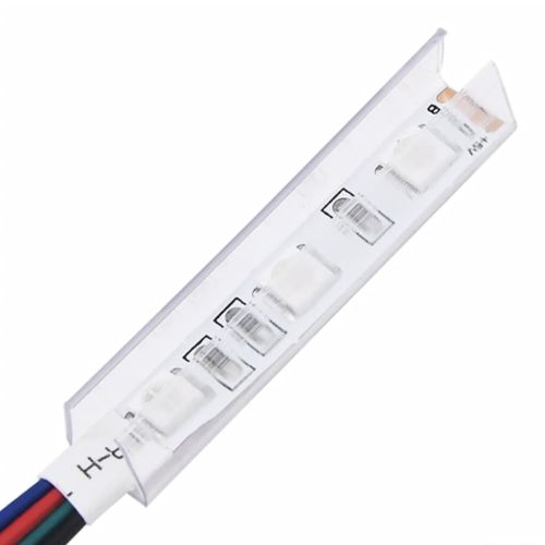 Стенен ТВ шкаф с LED осветление, опушен дъб, 58,5x30x60,5 см