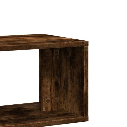 ТB шкафове, 2 бр, опушен дъб, 75x30x50 см, инженерно дърво